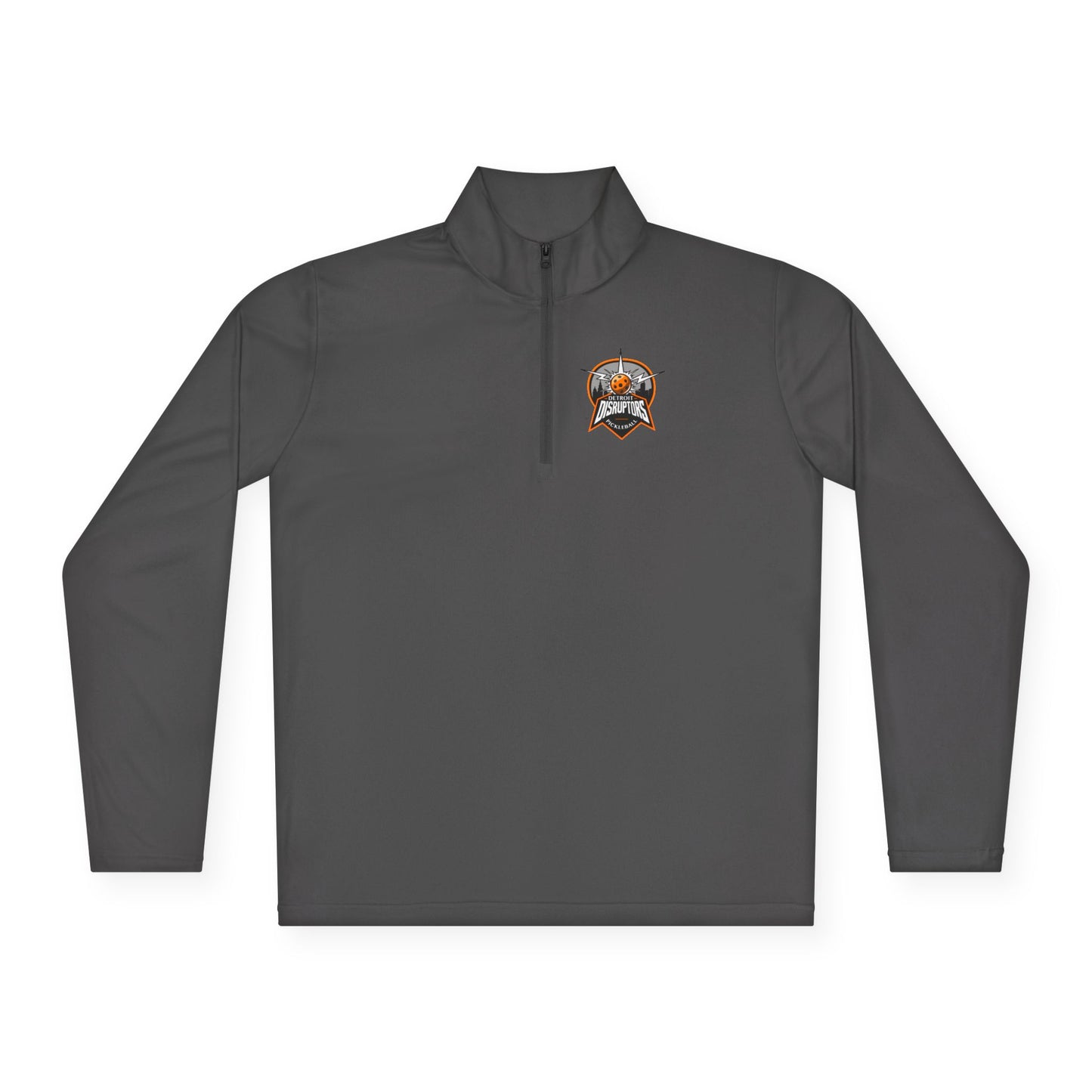 Version 2 -Detroit Disruptors Unisex/Men’s Cut - Customize name back -SPF 40 Quarter-Zip Pullover (add in instructions)