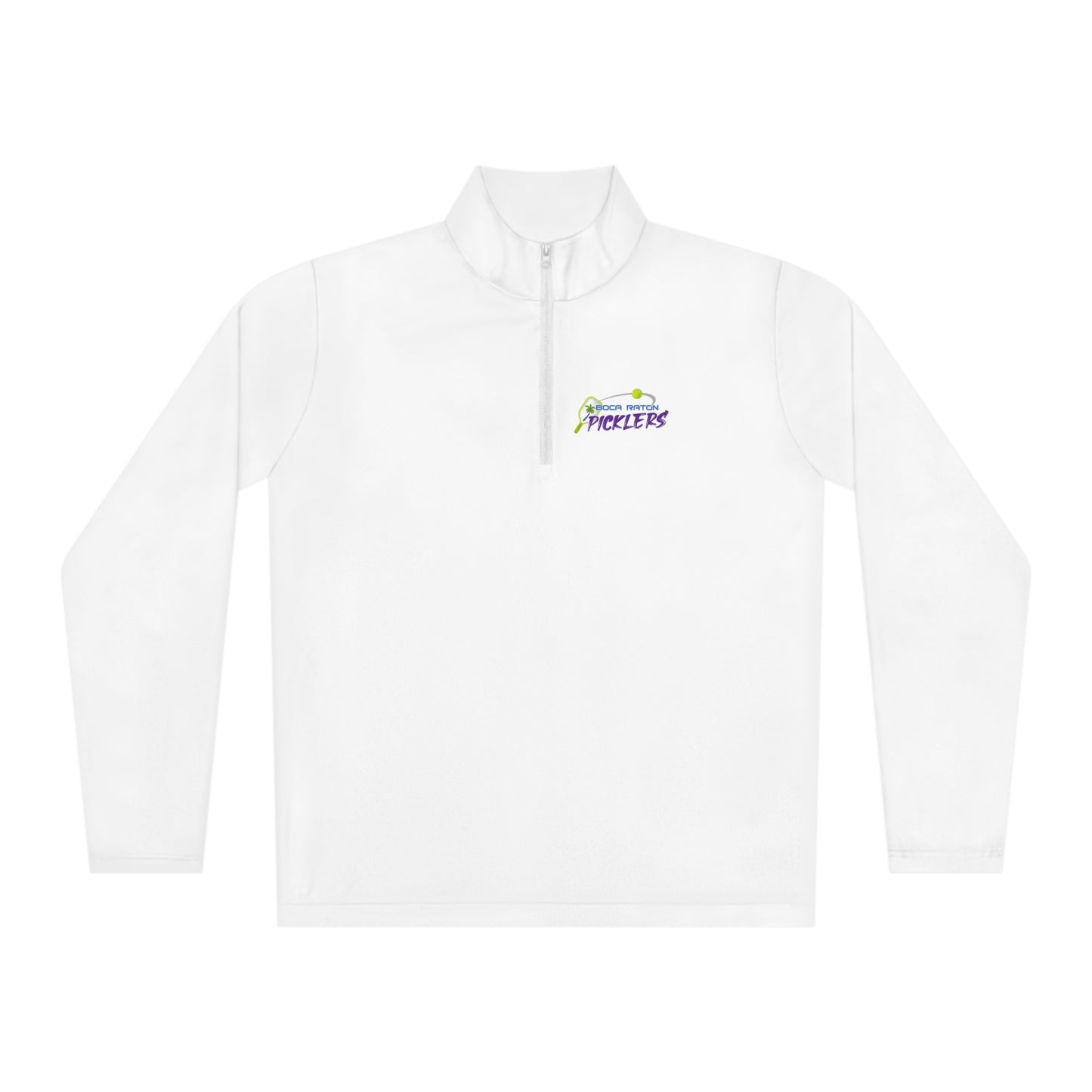 Boca Raton Picklers - NPL Team - Unisex Quarter-Zip, Moisture Wicking, SPF 40 -customize back