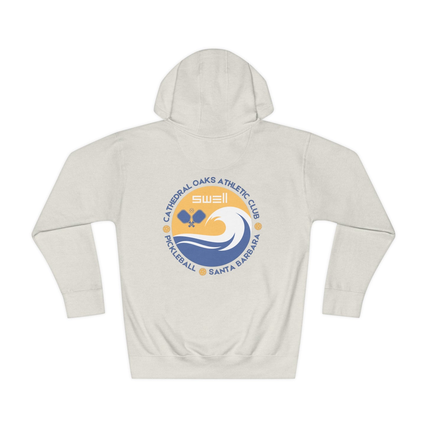 Cathedral Oaks SWELL Pickleball Unisex Fleece Hoodie - no sleeve writing - heavier