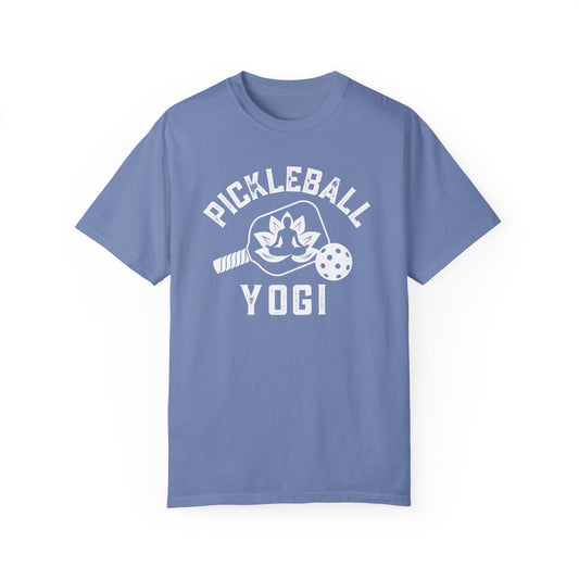 Pickleball Yogi Unisex Garment-Dyed T-shirt