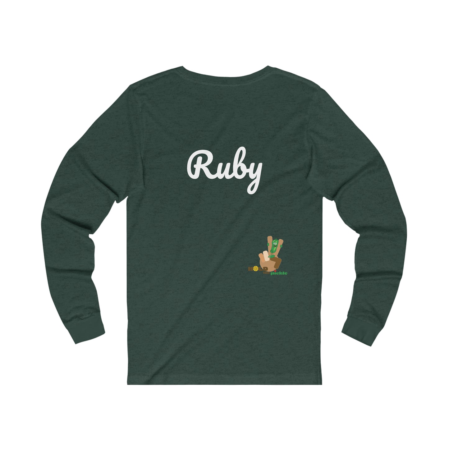 Hold the Pickle Tucson AZ - Unisex Jersey Long Sleeve Tee. Customize back