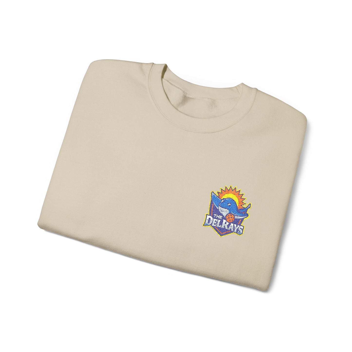 The Del Rays Unisex Embroidered Left Chest, Cuff only Crew