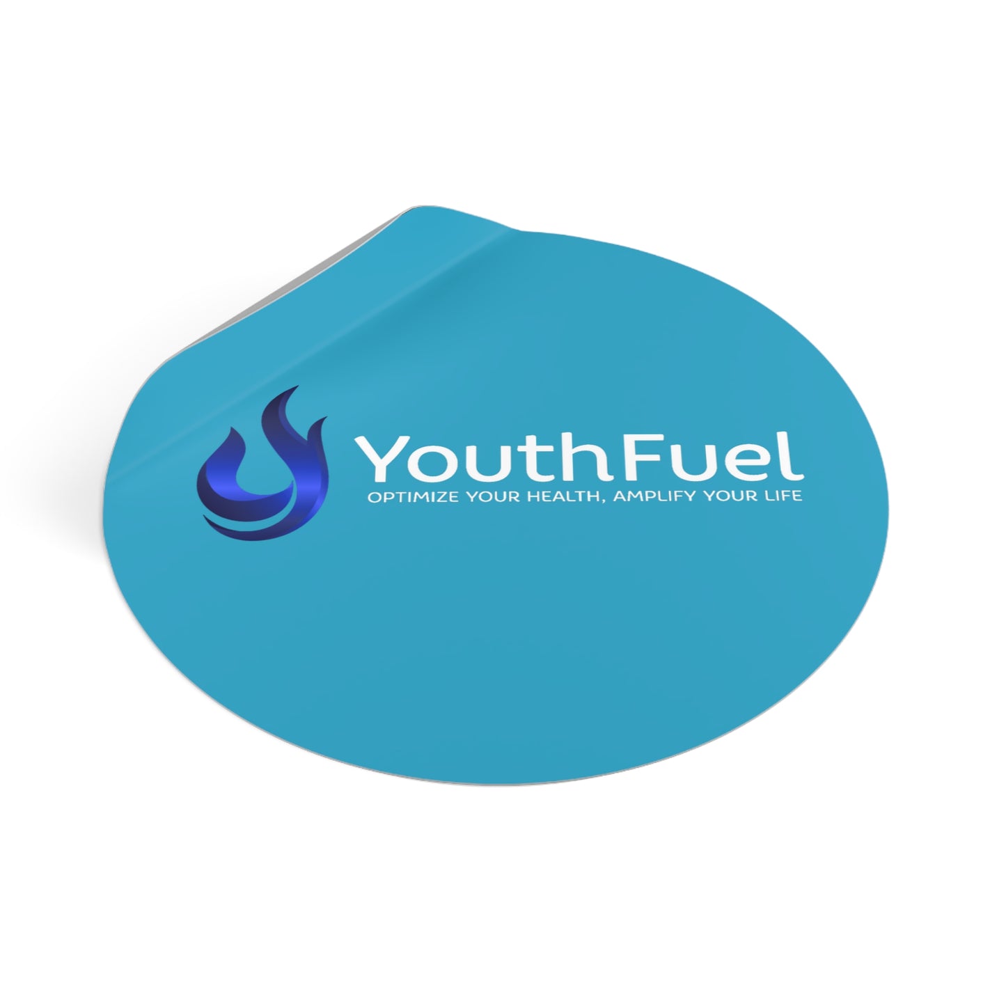 YouthFuel Round Vinyl Stickers