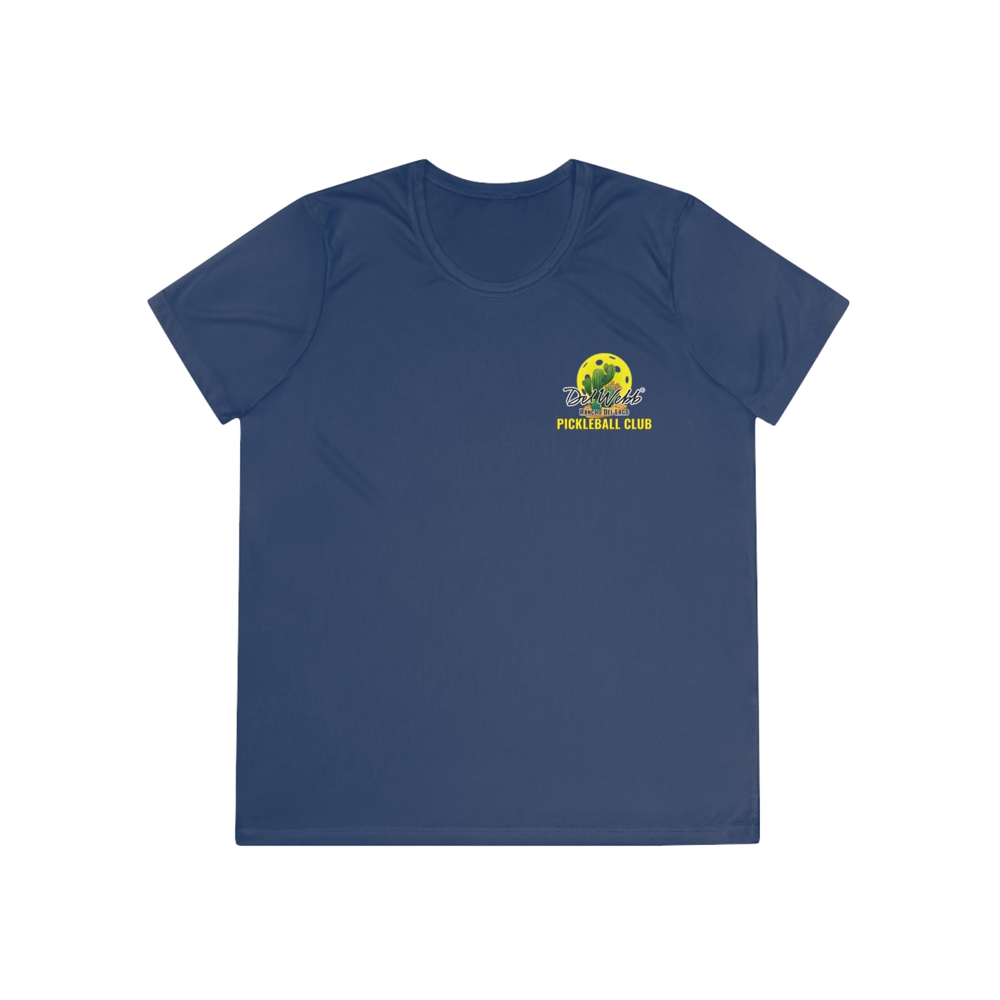 Del Webb Pickleball - Moisture Wicking, SPF 40, Ladies Competitor Tee