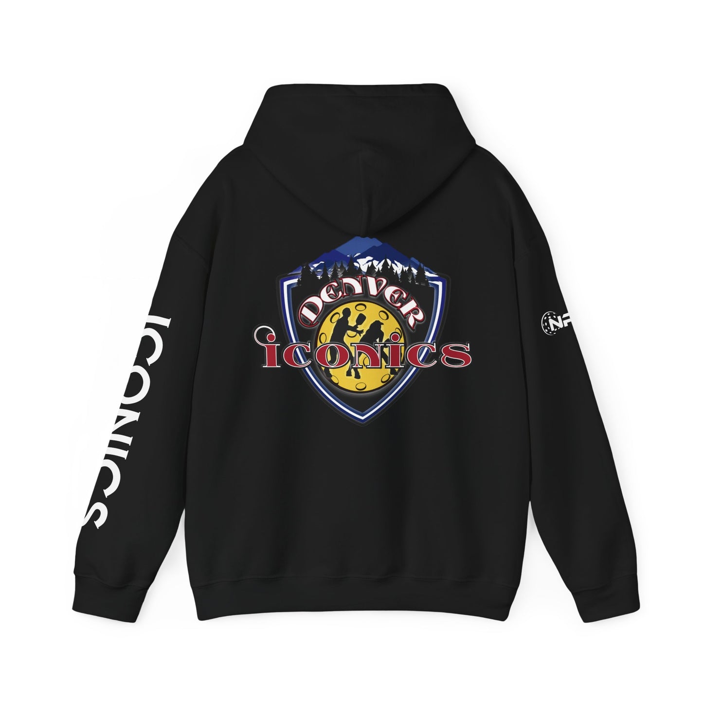 Denver Iconics NPL Team - 4 Sided Design - Unisex Hoodie (customize name)