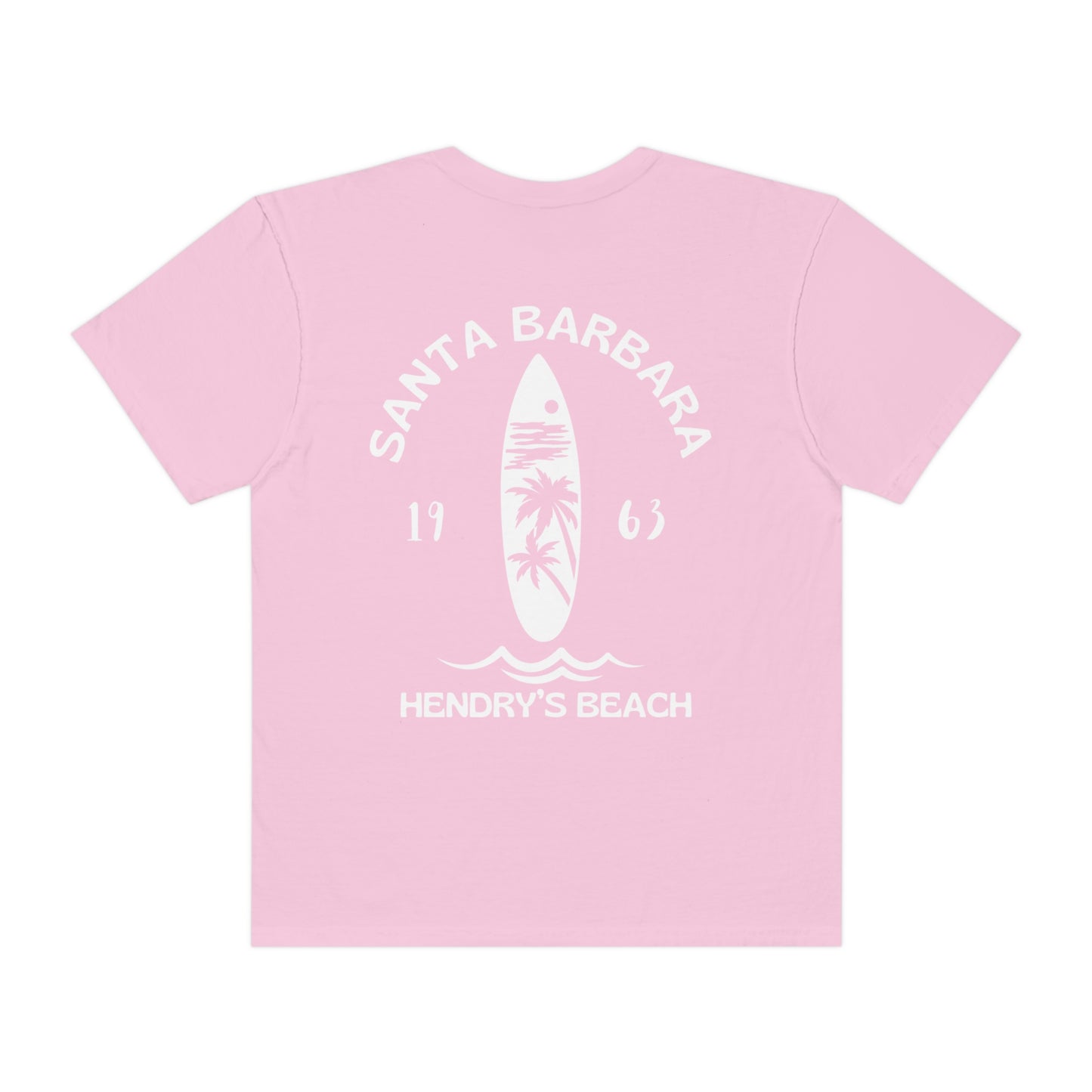 Santa Barbara Hendry’s Beach T-shirt - Comfort Colors- oversized fit
