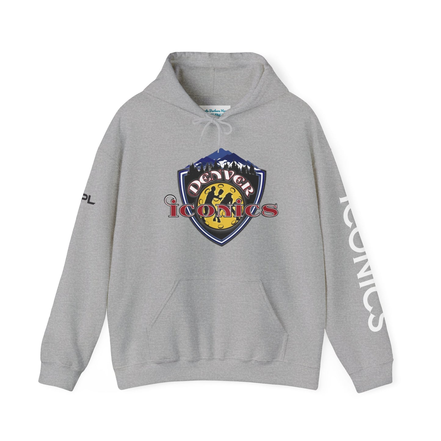 Denver Iconics NPL Team - 4 Sided Design - Unisex Hoodie (customize name)