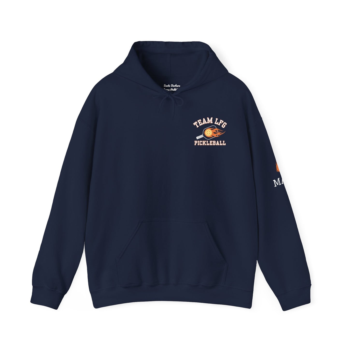 TEAM LFG - Unisex Heavy Blend™ Hoodie - left chest logo - customize your name