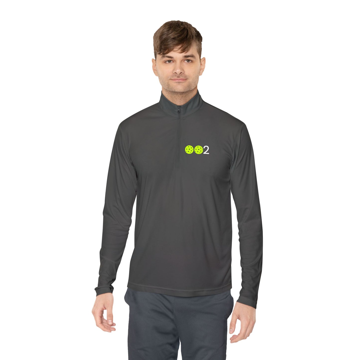 Kirsten PICKLZ 15 Unisex SPF 40 Moisture Wicking Quarter-Zip Pullover - add your number in instructions