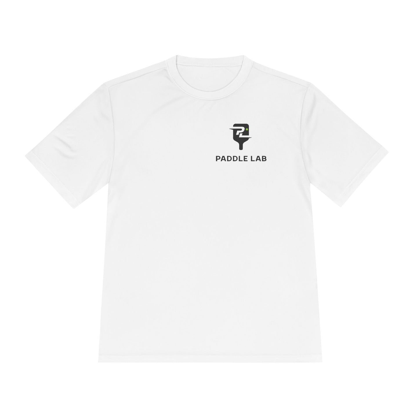 Paddle Lab new front logo - Unisex Men’s Sportek Unisex Moisture Wicking Tee