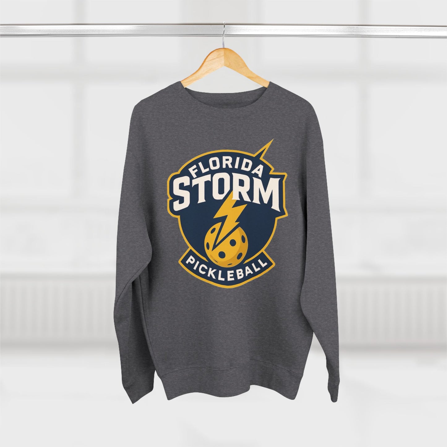 Florida Storm Unisex Crew- 2 sided (can personalize) warmer  80% cotton, 20% polyester