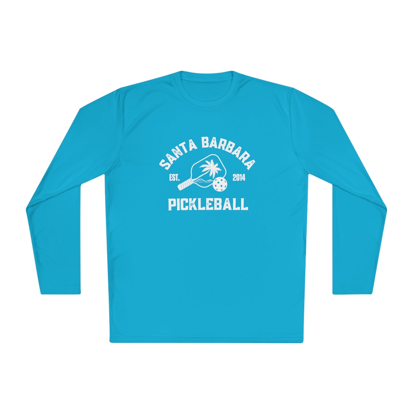 Santa Barbara Pickleball - Unisex Moisture Wicking SPF 40, Lightweight Long Sleeve Tee