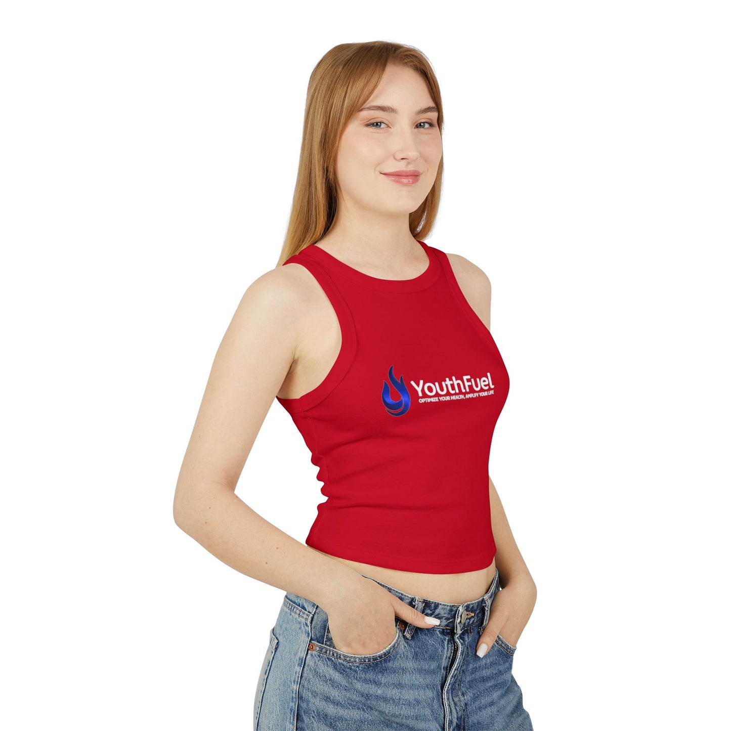 YouthFuel - Dark Colors- Women's Micro Rib Racer Tank Top