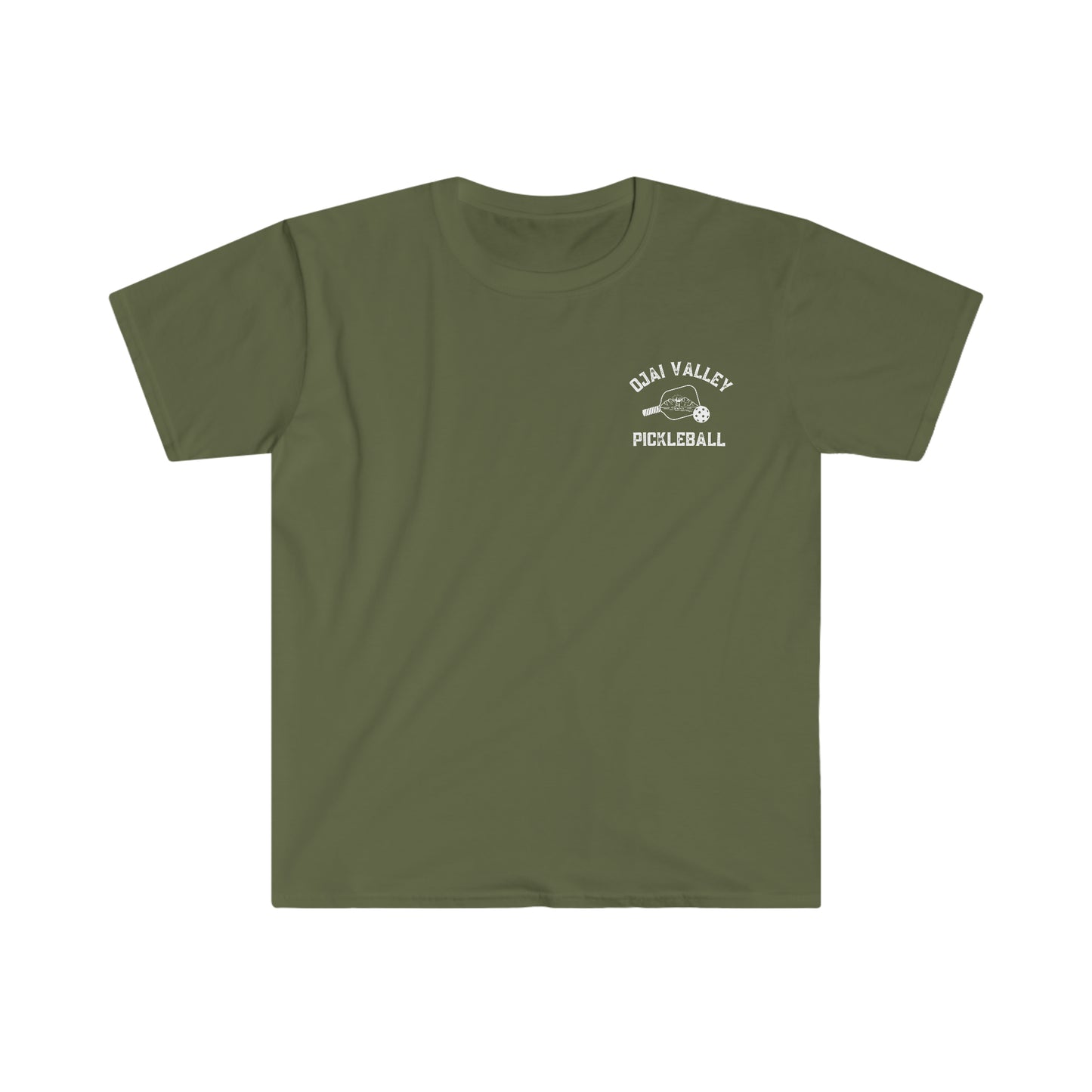 Ojai Valley Pickleball - Men’s Softstyle T-Shirt