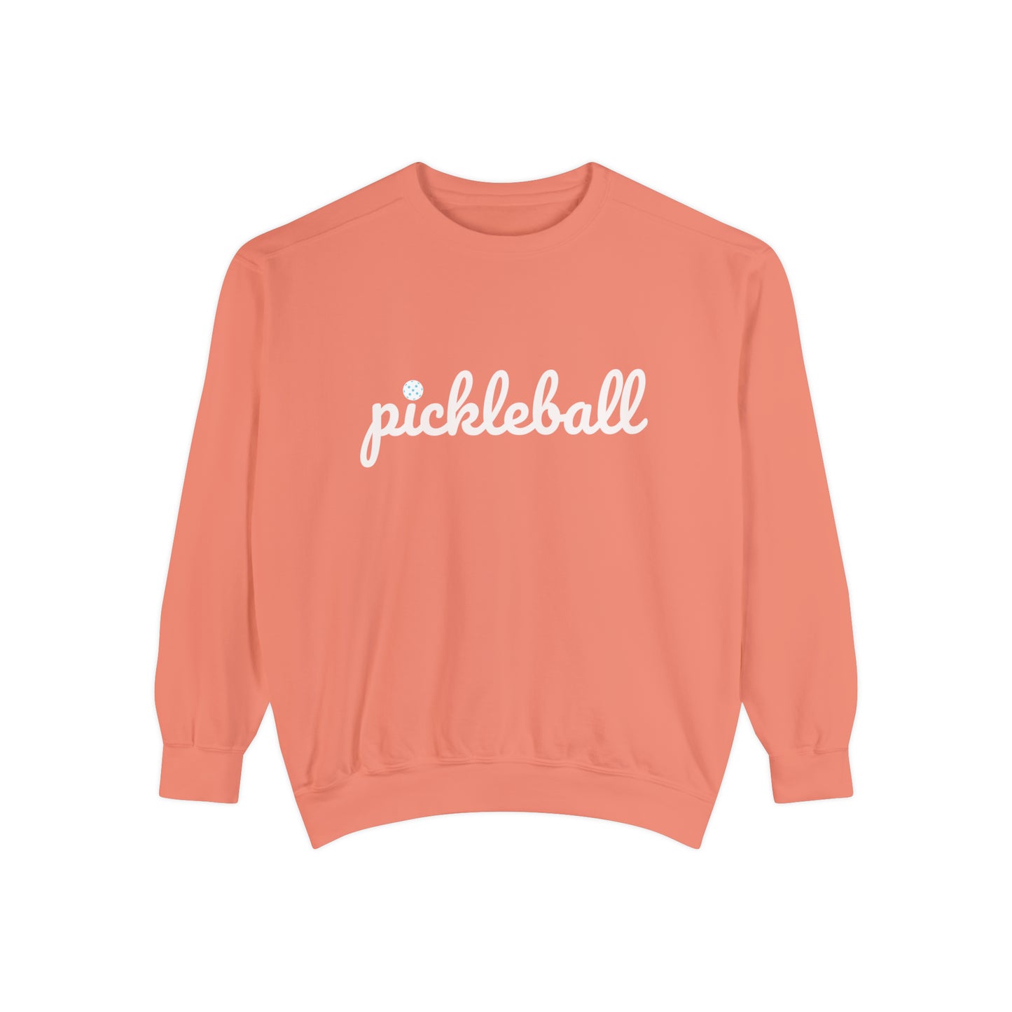 Kara’s Pickleball Script w/ Ball - unisex garment dyed crew. - Comfort Colors