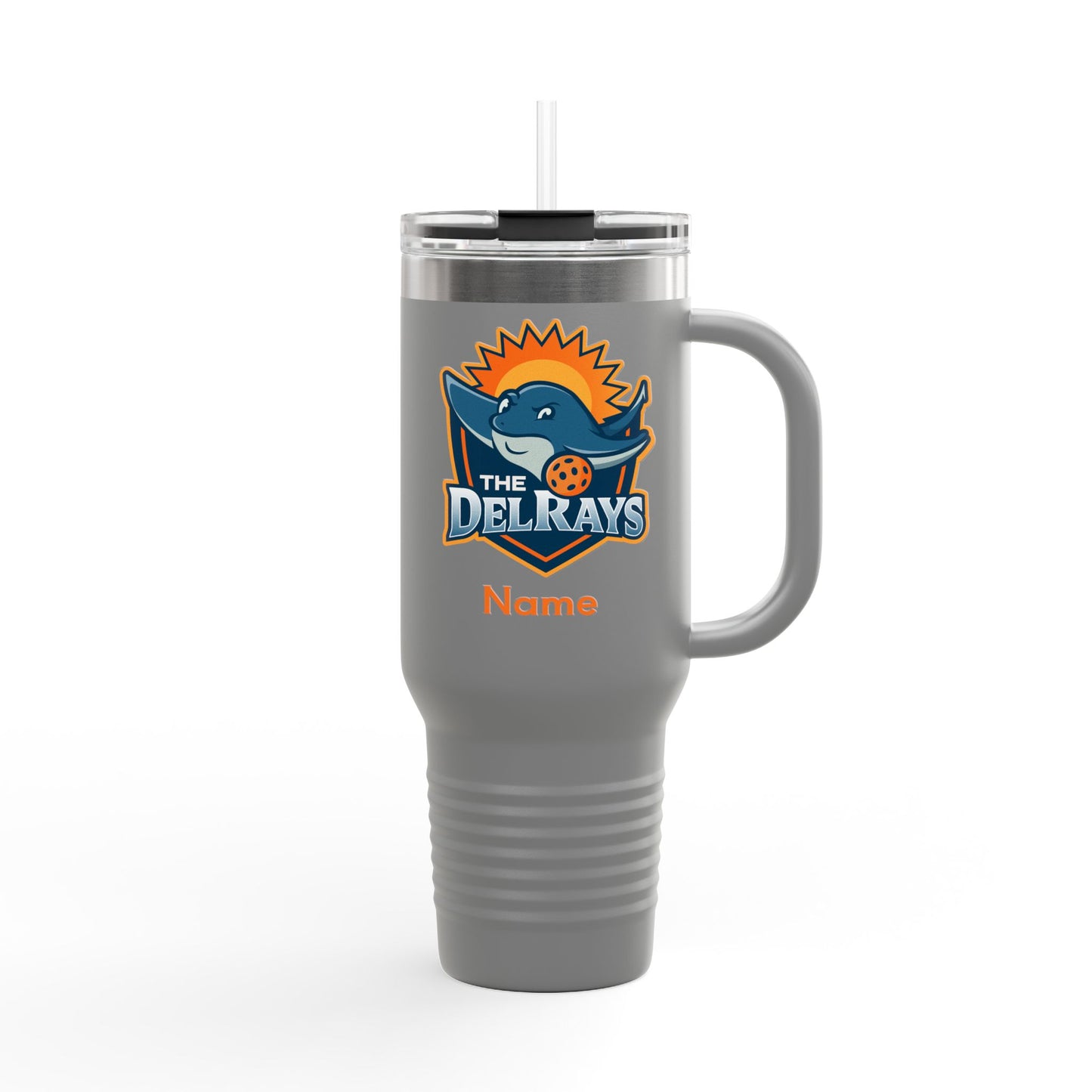 The Del Rays Insulated Stainless Steel Travel Mug, 40oz