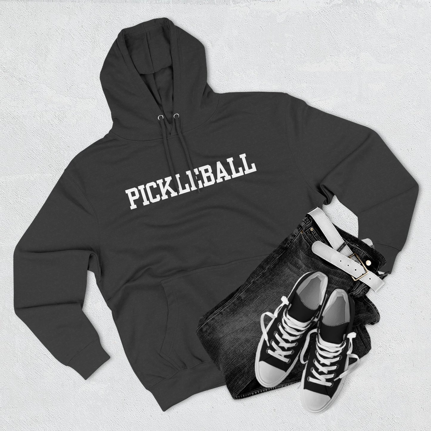 PICKLEBALL Unisex Coziest Lane 7 Hoodie 80% cotton, 20% poly - add name to back or any saying