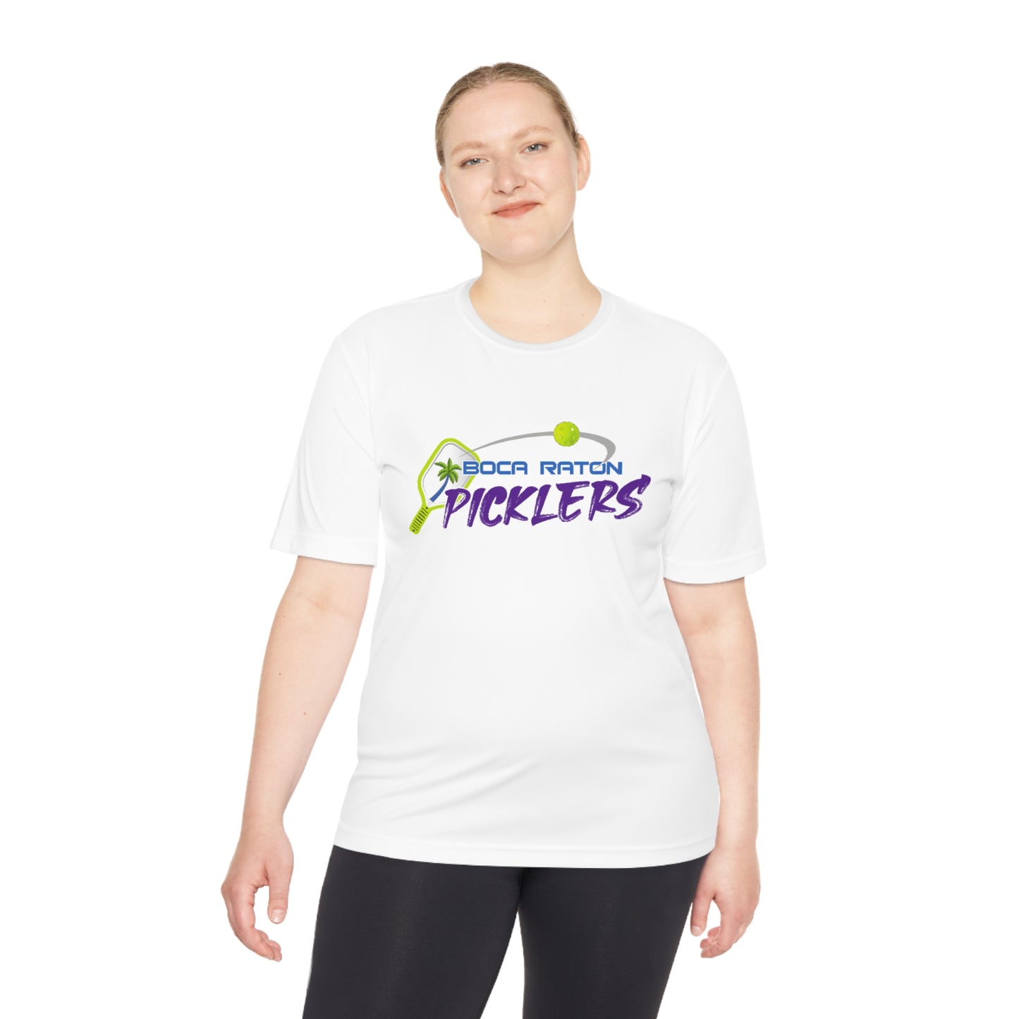 Boca Raton Picklers NPL Team - Unisex (fuller cut) Moisture Wicking T - customize back