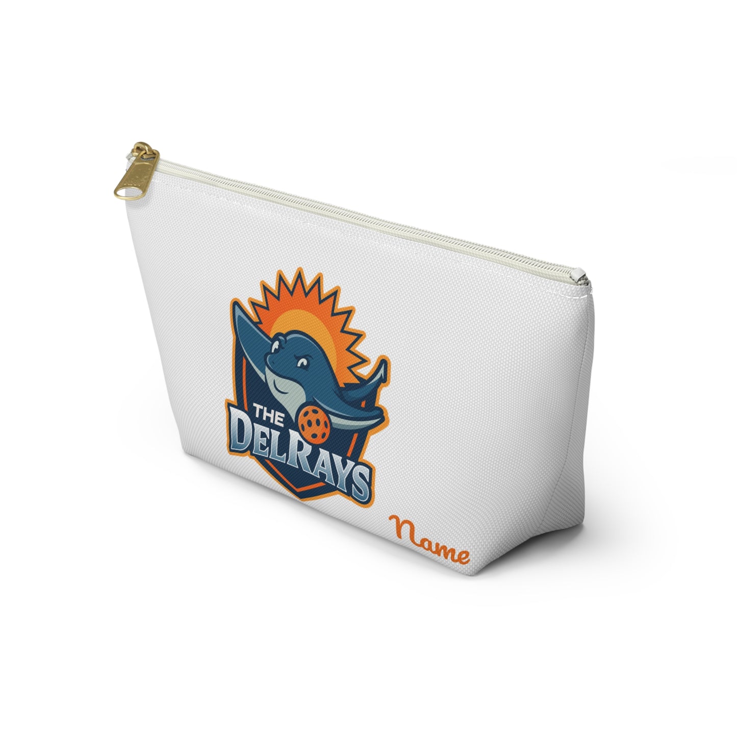The Del Rays/US Legends Pickleball 2 sided logos -Personalized Accessory Pouch w T-bottom