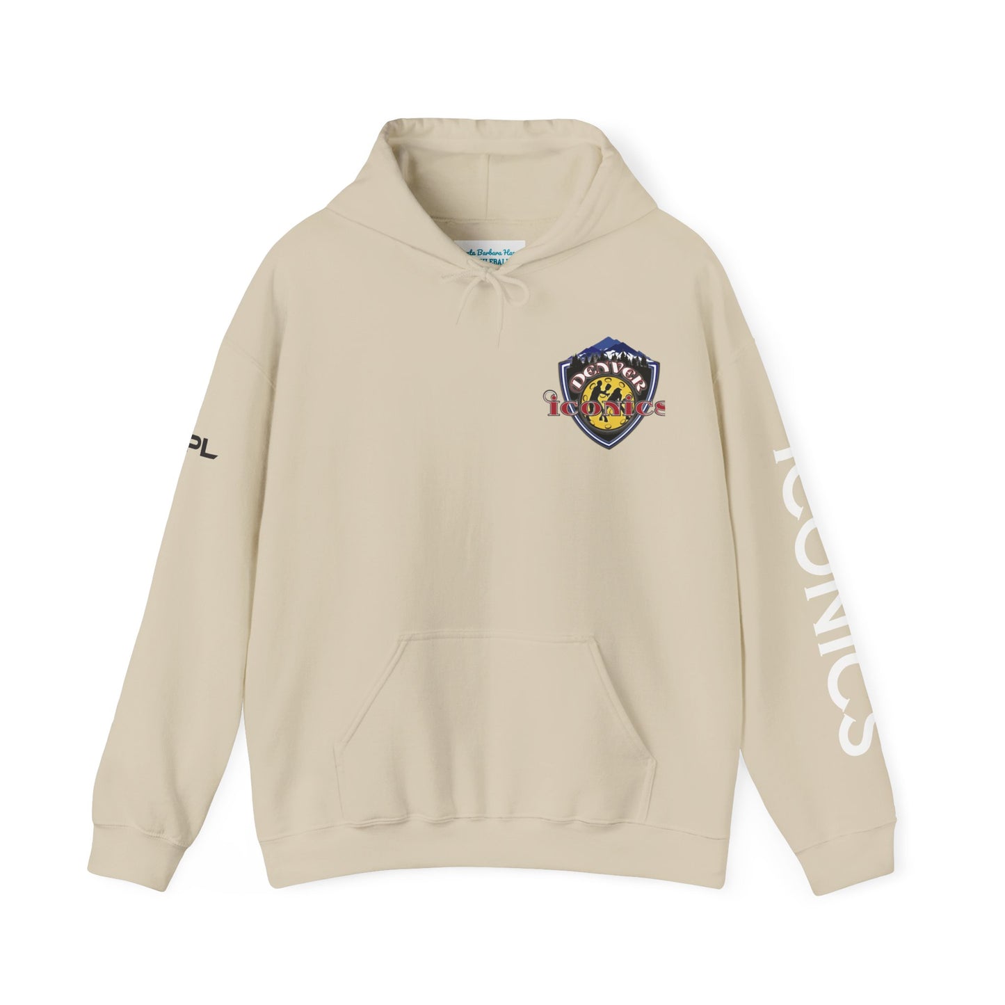 Denver Iconics NPL Team - 4 Sided Design - Unisex Hoodie (customize name)