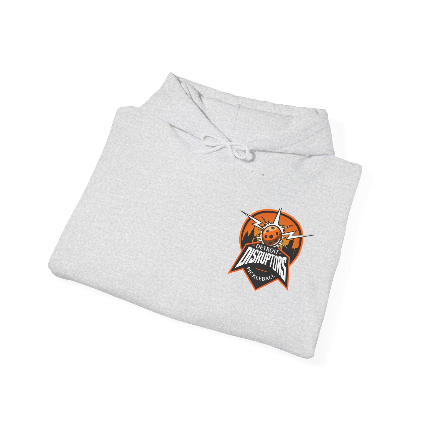 Detroit Disruptors Unisex Hoodie - Customize Sleeve or Back w/ Name - 50% cotton/poly (add in instructions)