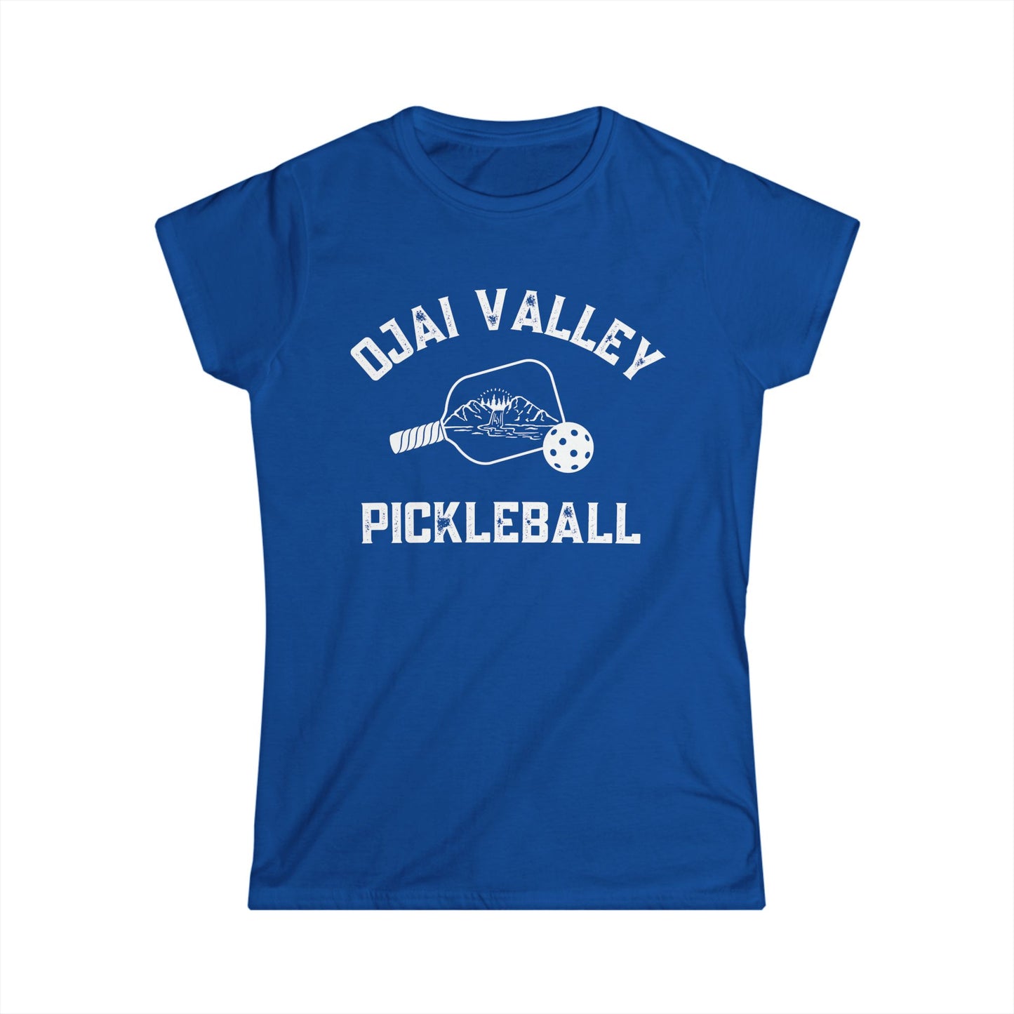 Ojai Valley Pickleball Women's Softstyle Tee