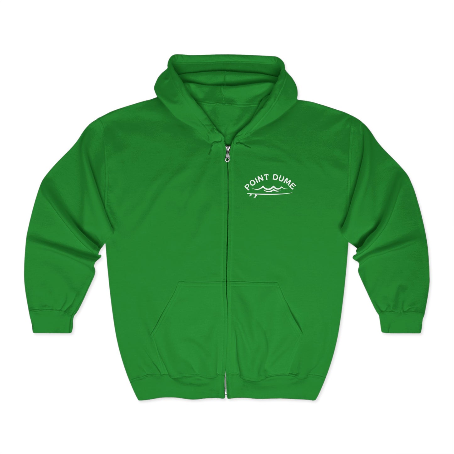 1959 Point Dume Surf Hoodie - Unisex Full Zip Sweatshirt