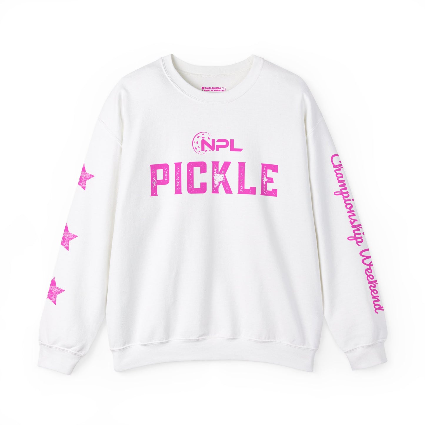 PICKLE distressed NPL Championship Weekend Unisex Crew - Plush 50/50