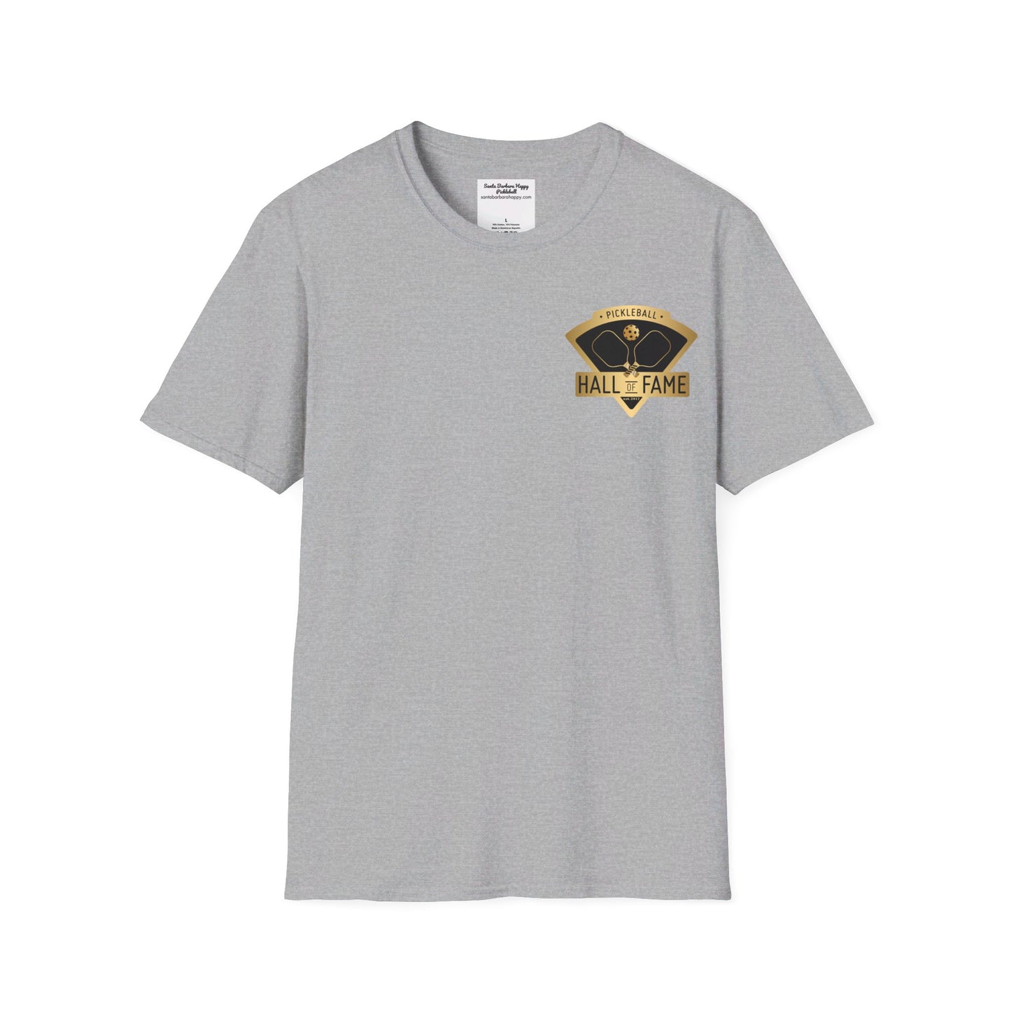Pickleball Hall of Fame - Unisex Softstyle T-Shirt (customize back)