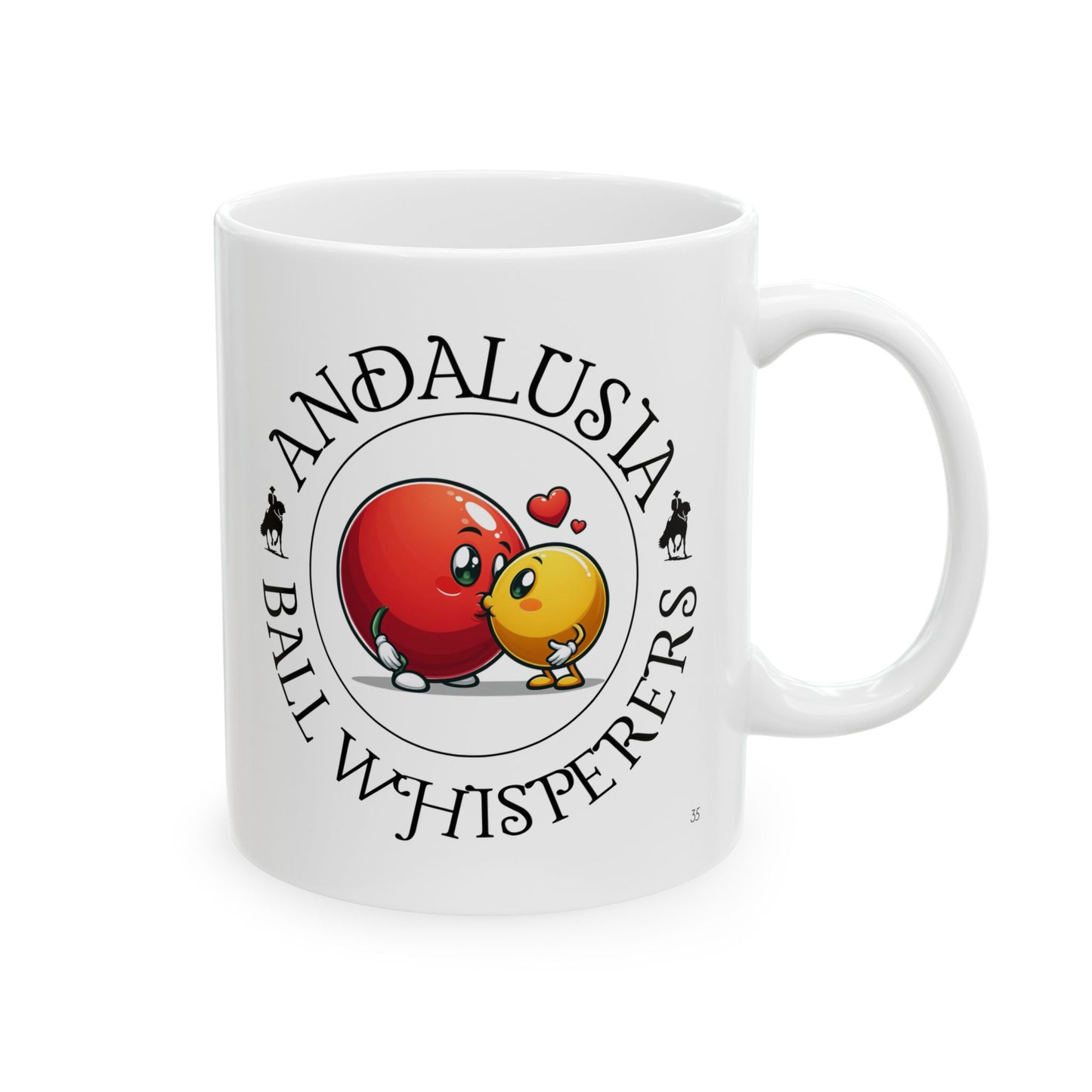 Andalusia Ball Whisperers Ceramic Mug, (11oz, 15oz)