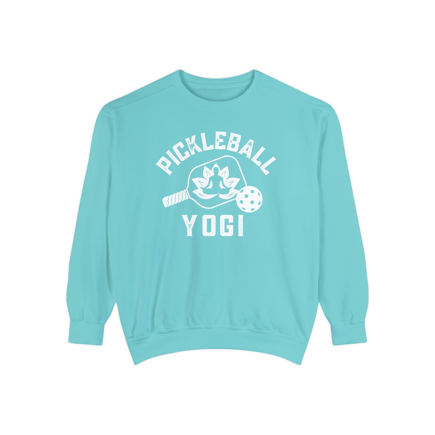 Pickleball Yogi - Unisex Garment-Dyed Sweatshirt