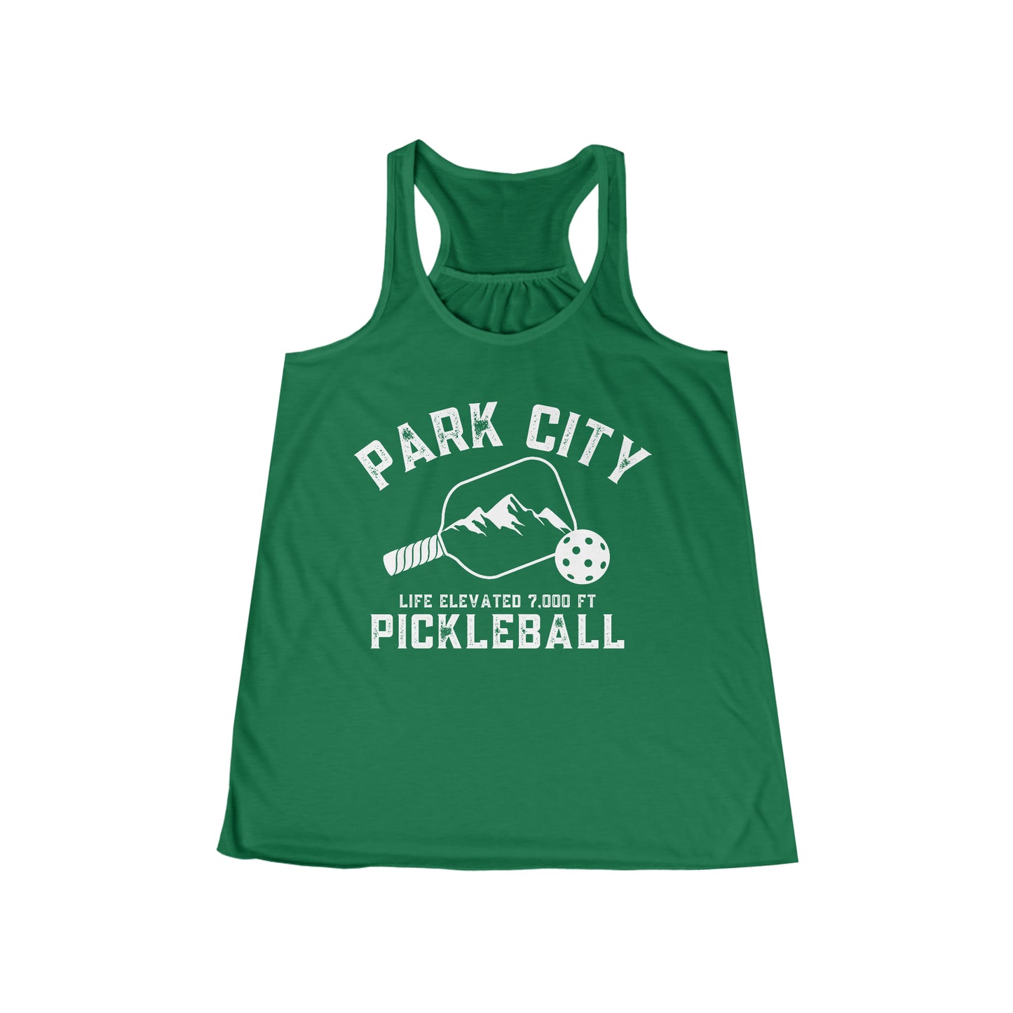Park City Pickleball - Women's Flowy Racerback Tank