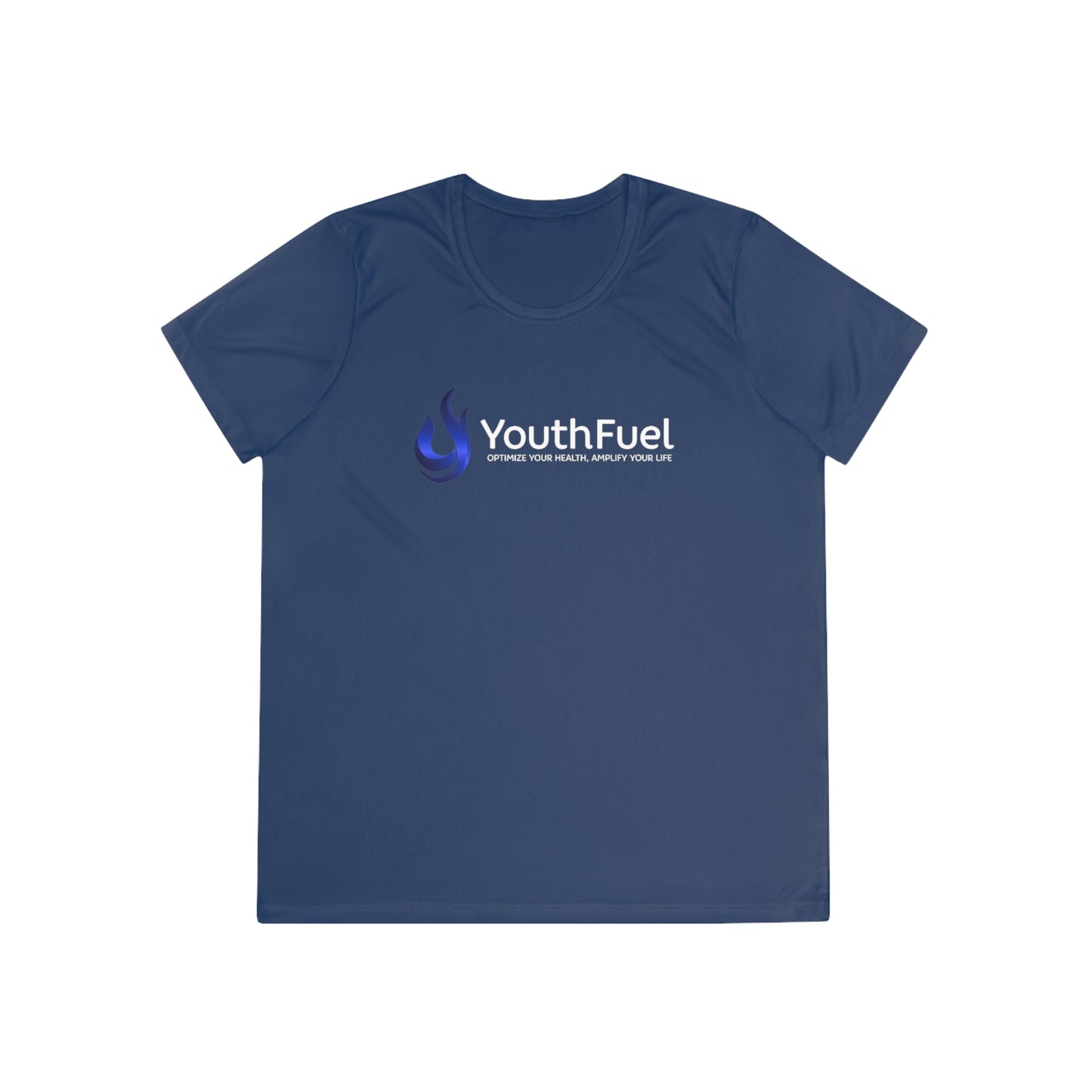 YouthFuel - SPF 40, Ladies Moisture Wicking Competitor Tee (Gamma Logo added)