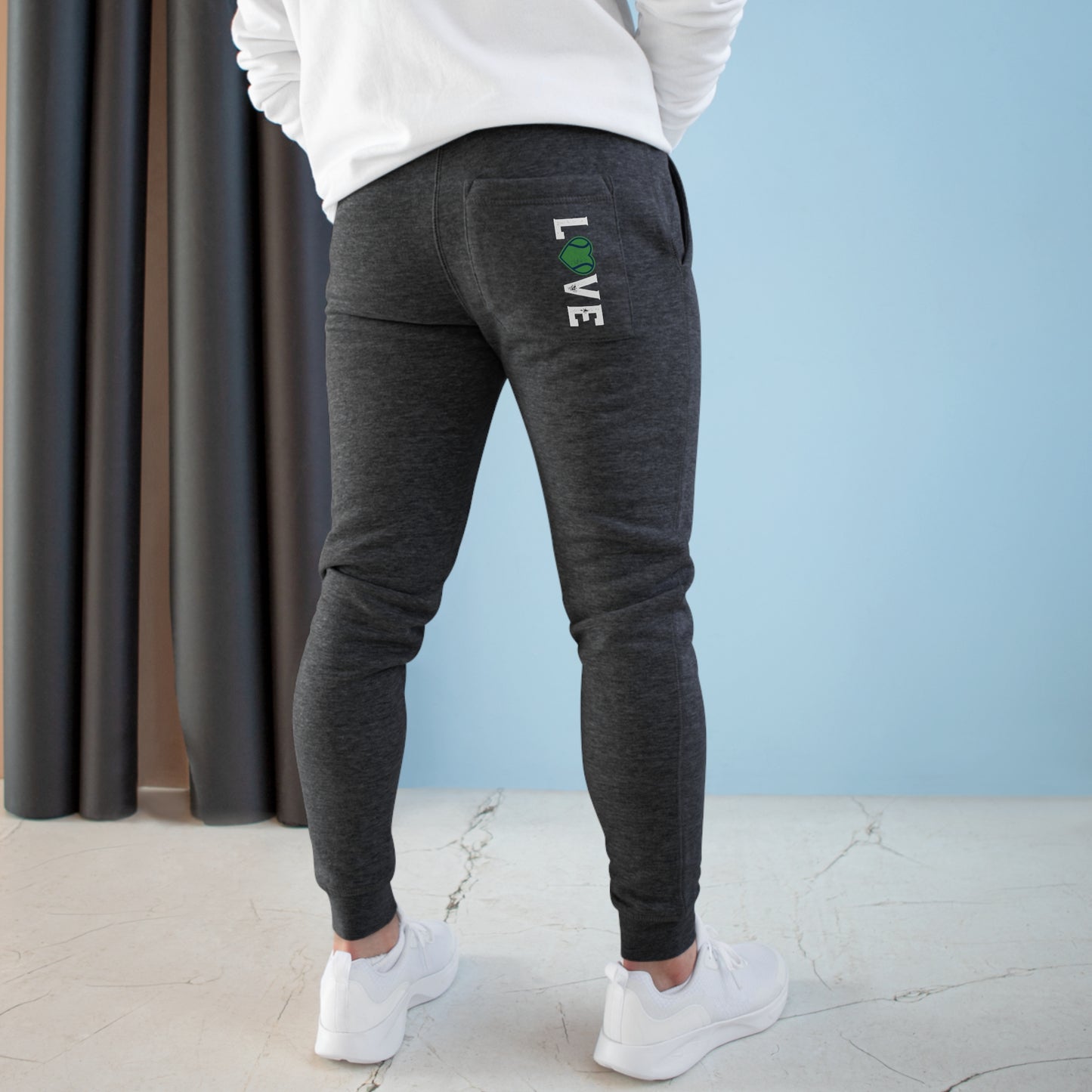 LOVE Unisex Fleece Joggers