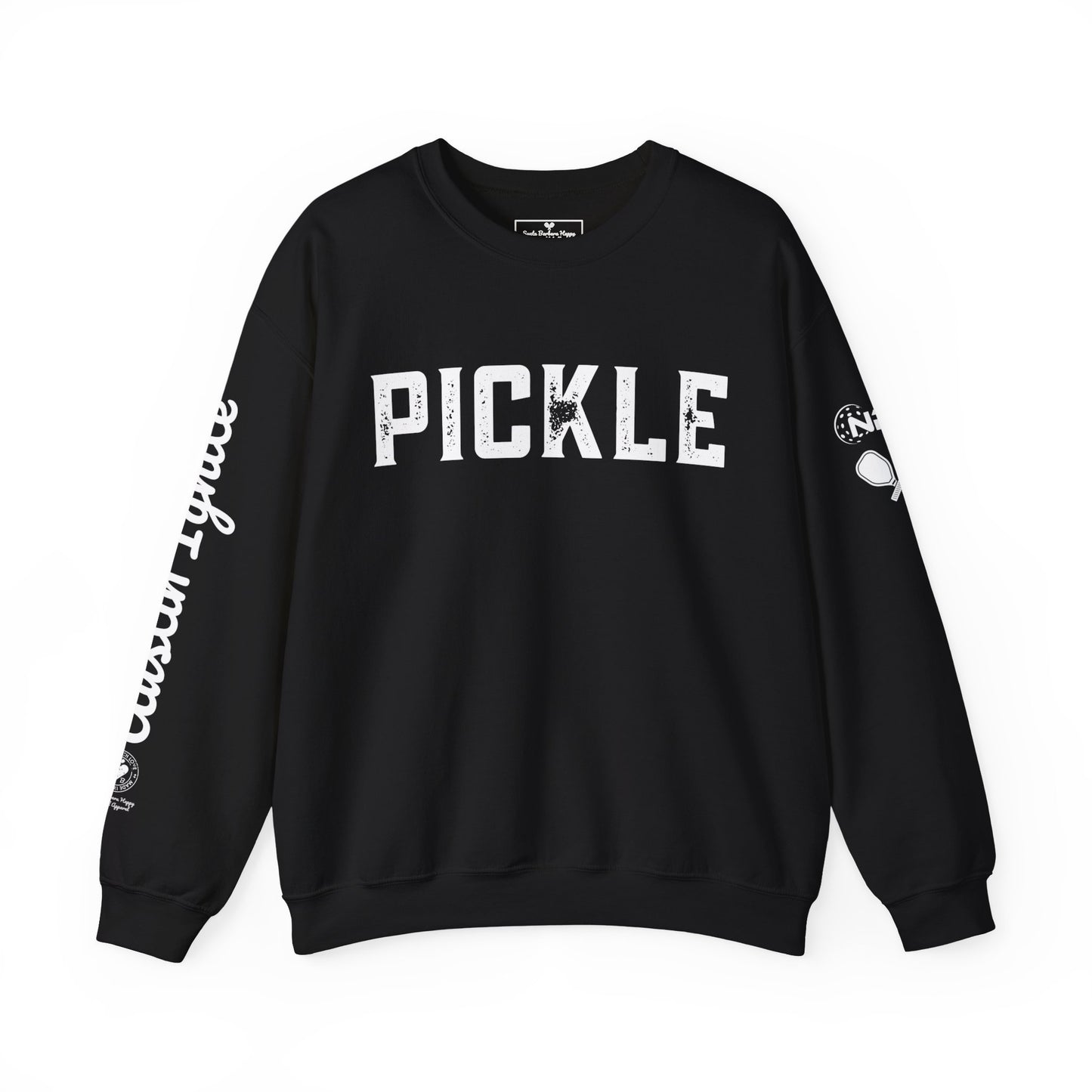 PICKLE w/ Austin Ignite NPL Team in script - custom Crew - personalize sleeve and or back