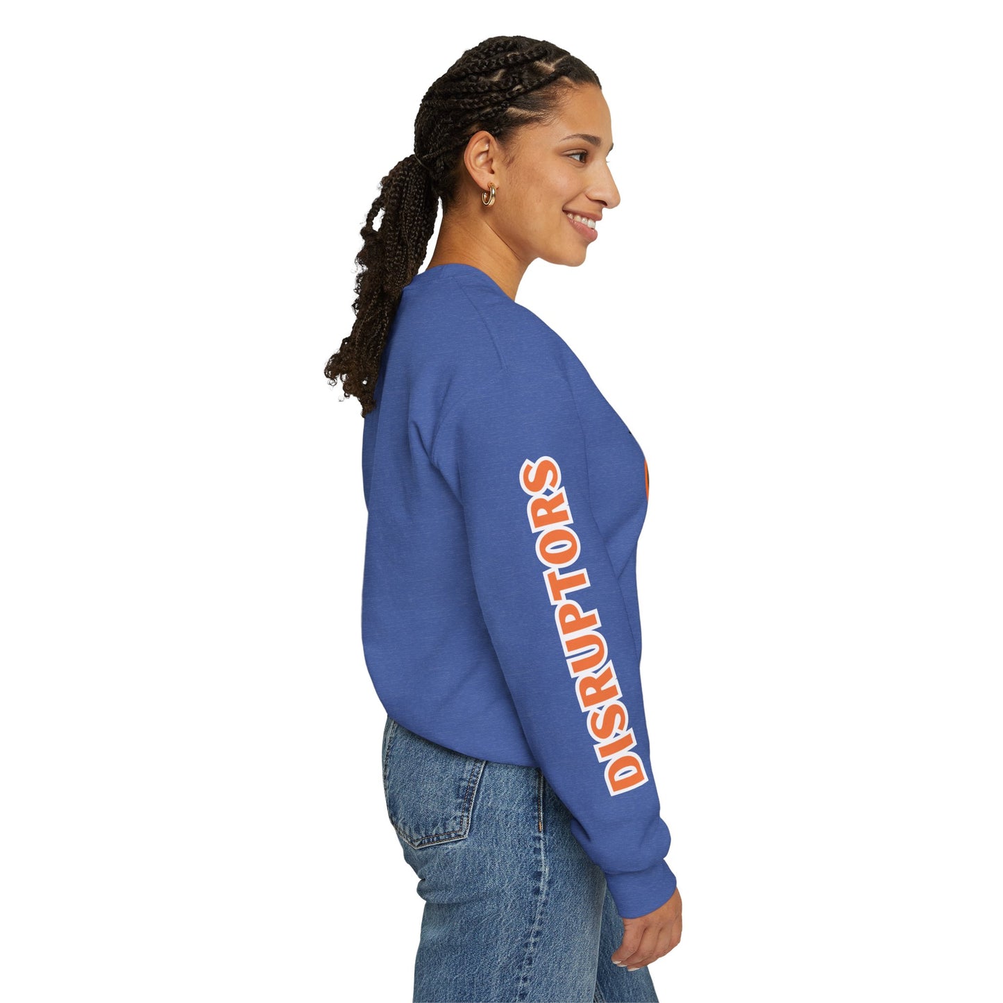 Detroit Disruptors Unisex Crew -Customize Sleeve or Back w/ Name- (add in instructions)