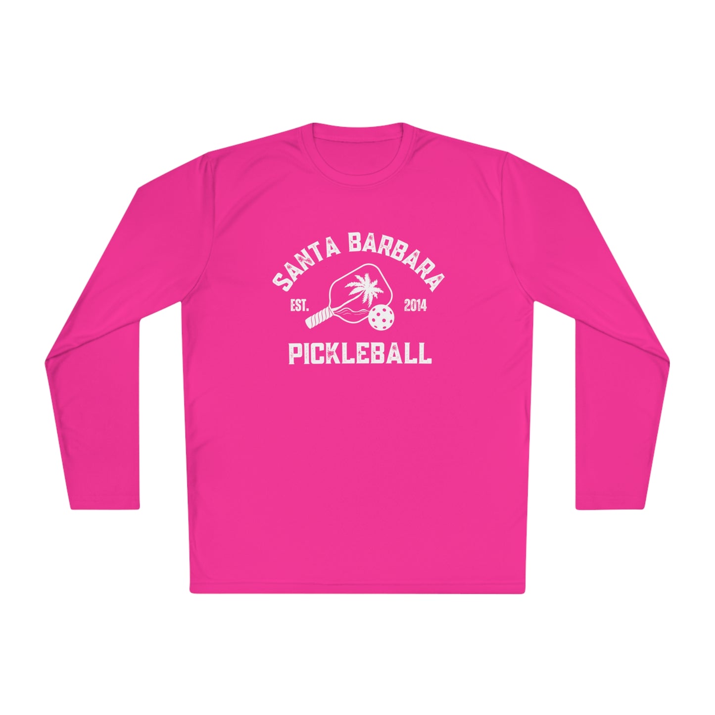 Santa Barbara Pickleball - Jewel Tones - Unisex moisture wicking spf 40 Lightweight Long Sleeve Tee