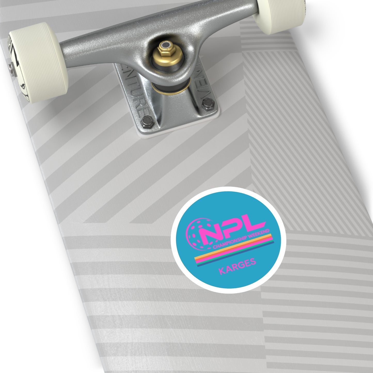Copy of Copy of NPL Round Stickers, Indoor\Outdoor - Can Customize Name FREE