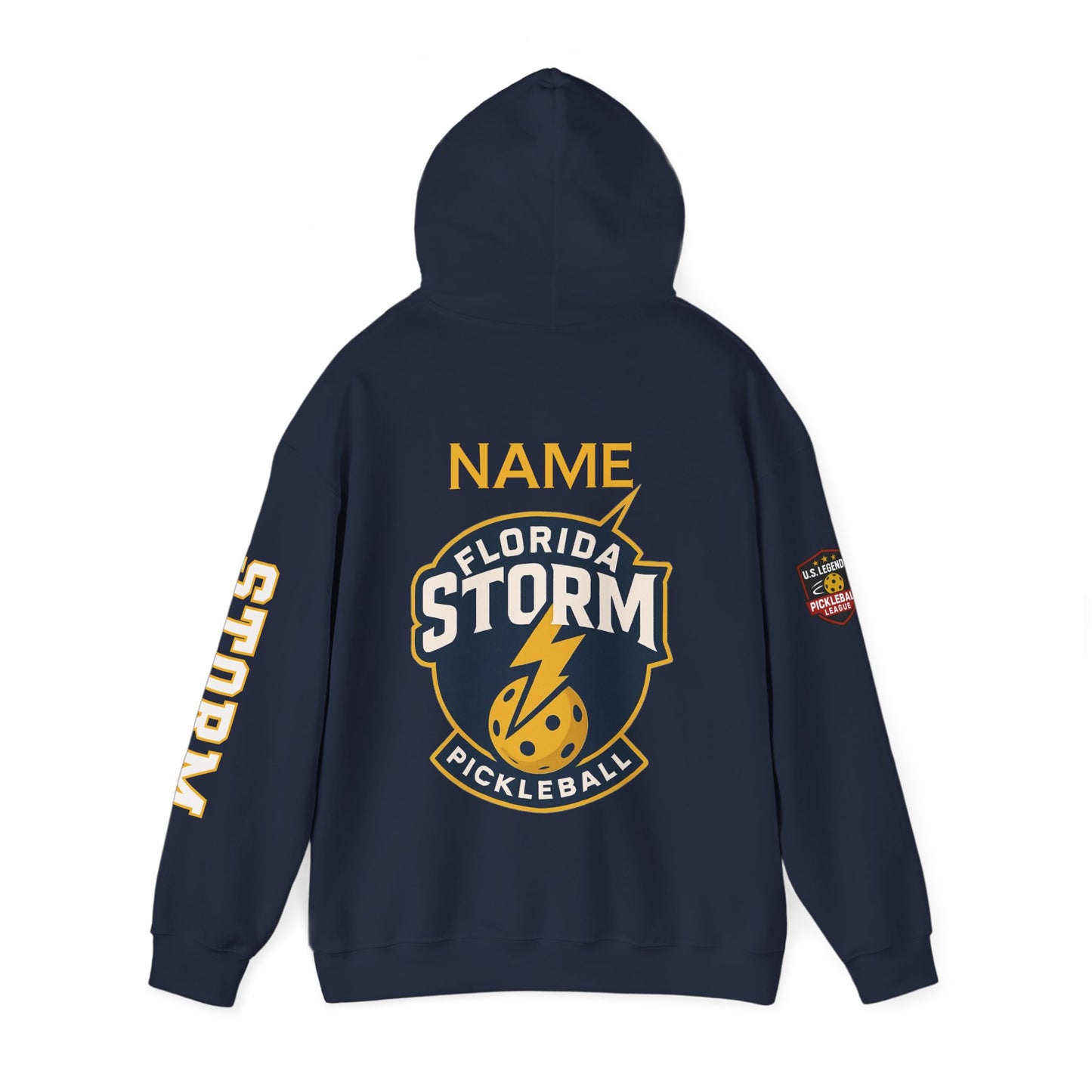 Florida Storm Pickleball Unisex Hoodie - Add name - optional US Legends logo sleeve