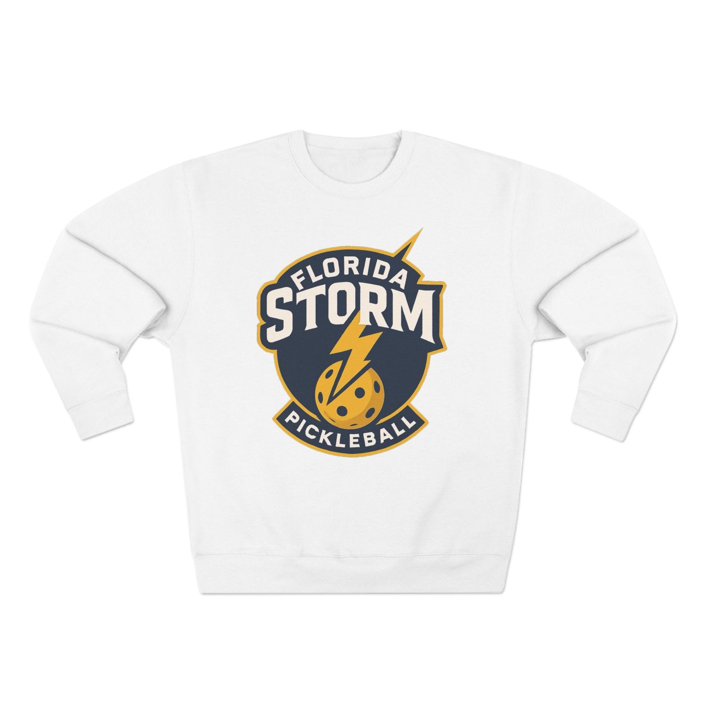 Florida Storm Unisex Crew- 2 sided (can personalize) warmer  80% cotton, 20% polyester