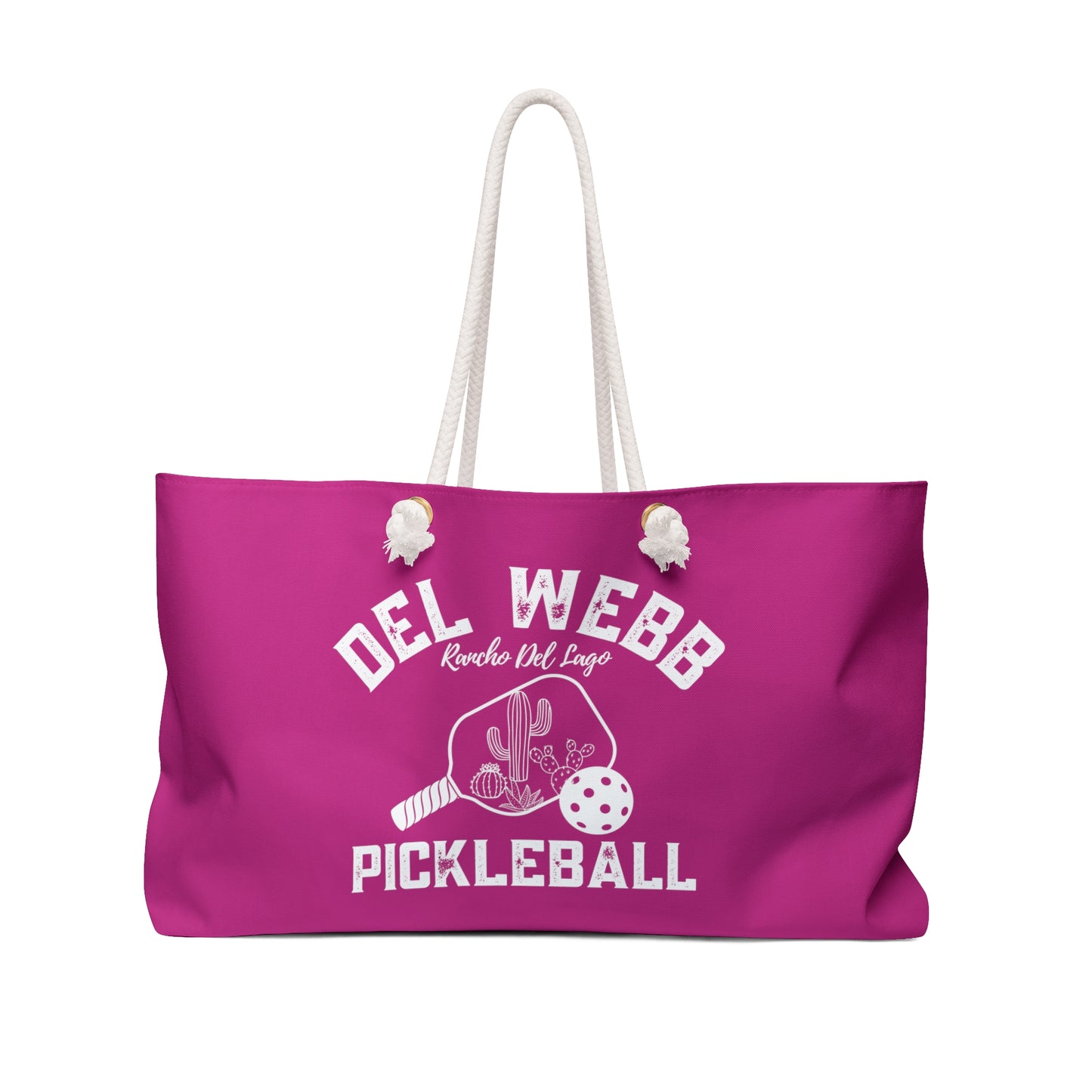 Del Webb Pickleball Weekender Court Bag - can customize w/ name