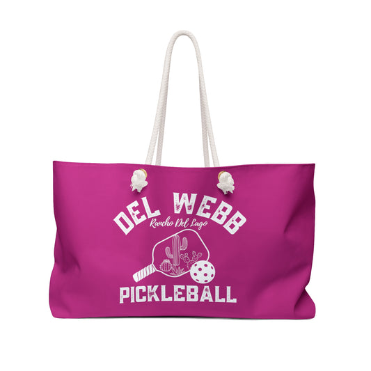 Del Webb Pickleball Weekender Court Bag - can customize w/ name
