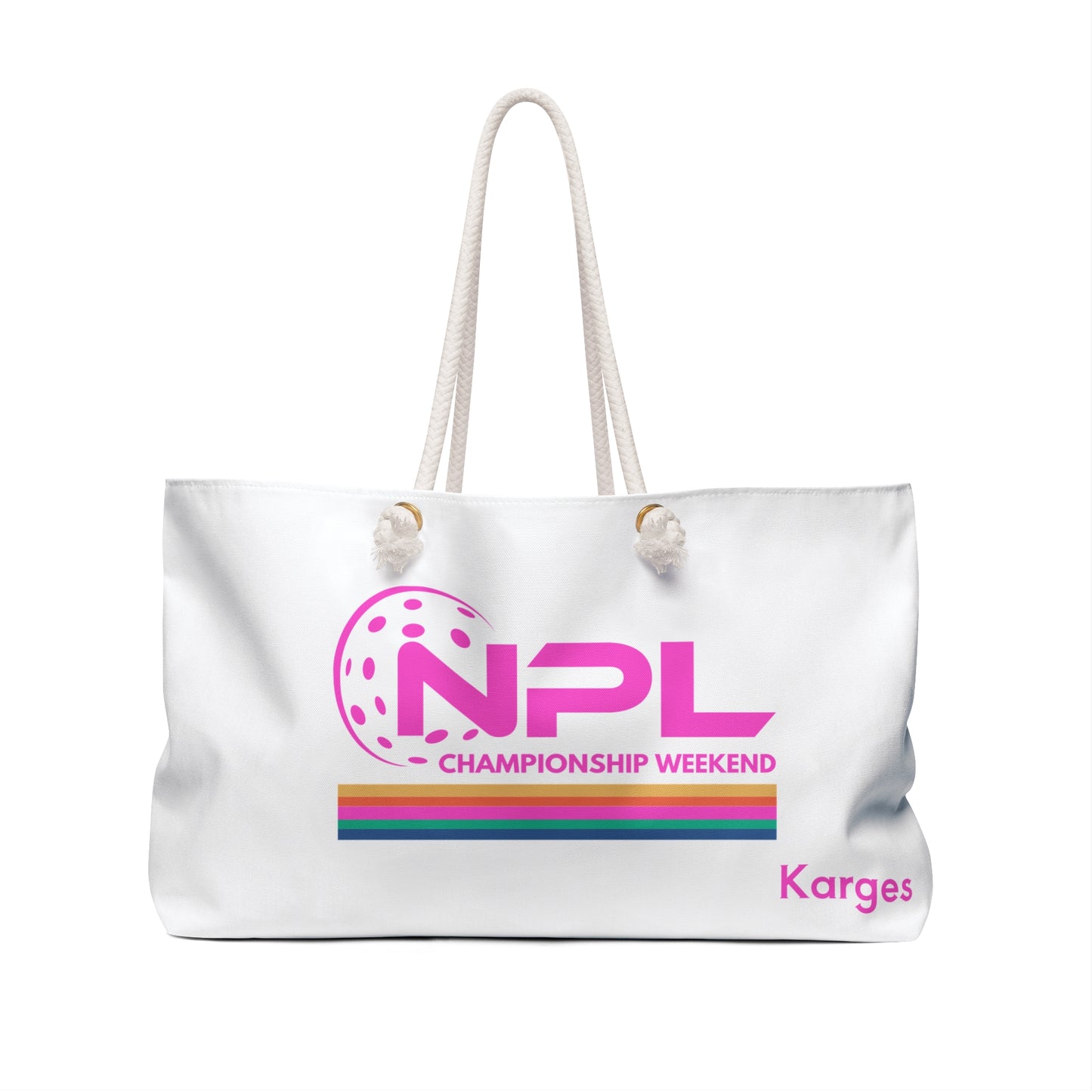 NPL Championship Weekend Travel Bag - Customize Name FREE