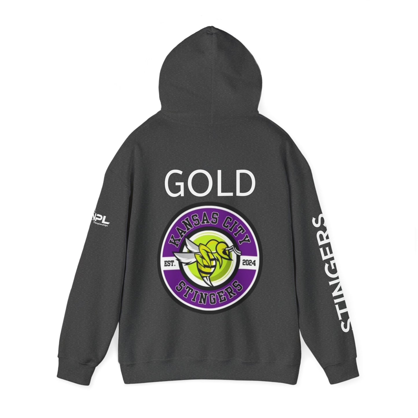 Kansas City Stingers style 2- Customize Back - Unisex 50/50 Hoodie