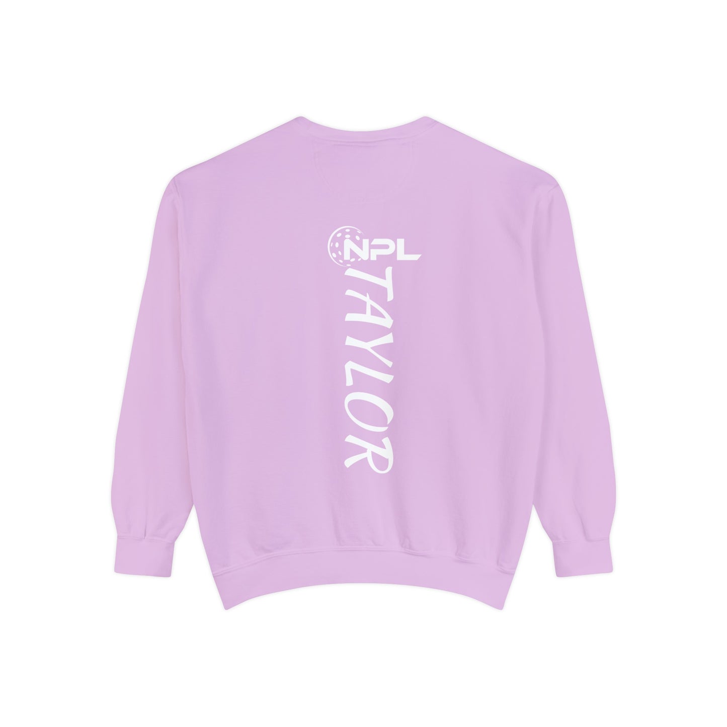 Boca Raton Picklers NPL Team Beachy Garment Dyed Crew - last name on back