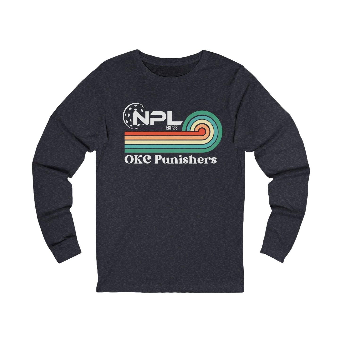 Nelms OKC Punishers Retro Custommized Unisex Jersey Long Sleeve Tee