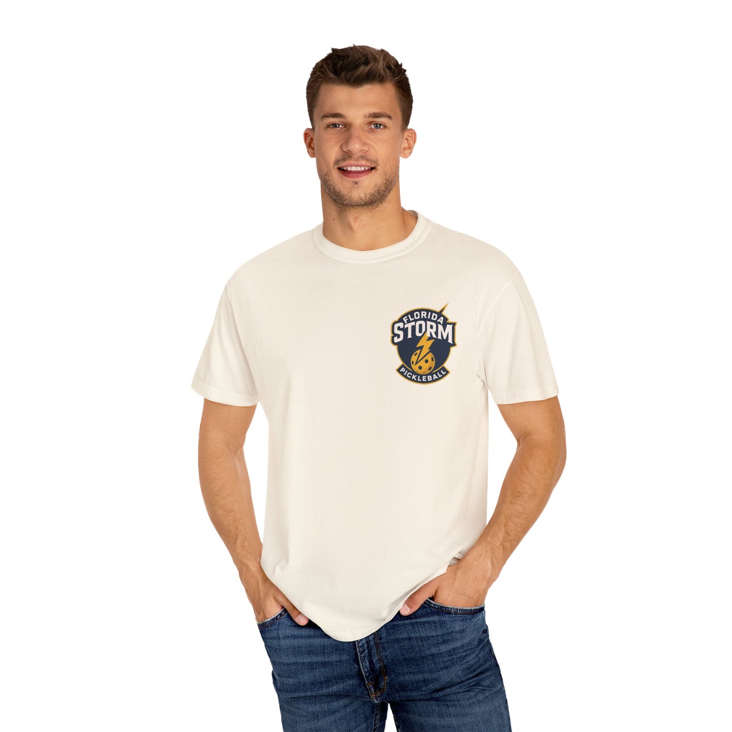Florida Storm Garment Dyed Unisex T - Add name