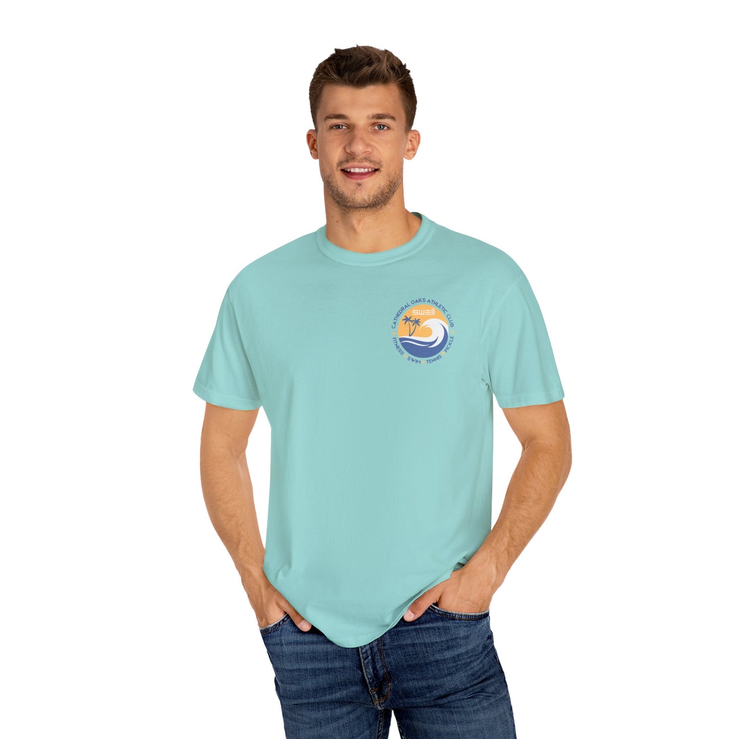 Cathedral Oaks Athletic Club - Fitness/Swim/Tennis/Pickle -Unisex Garment-Dyed T-shirt