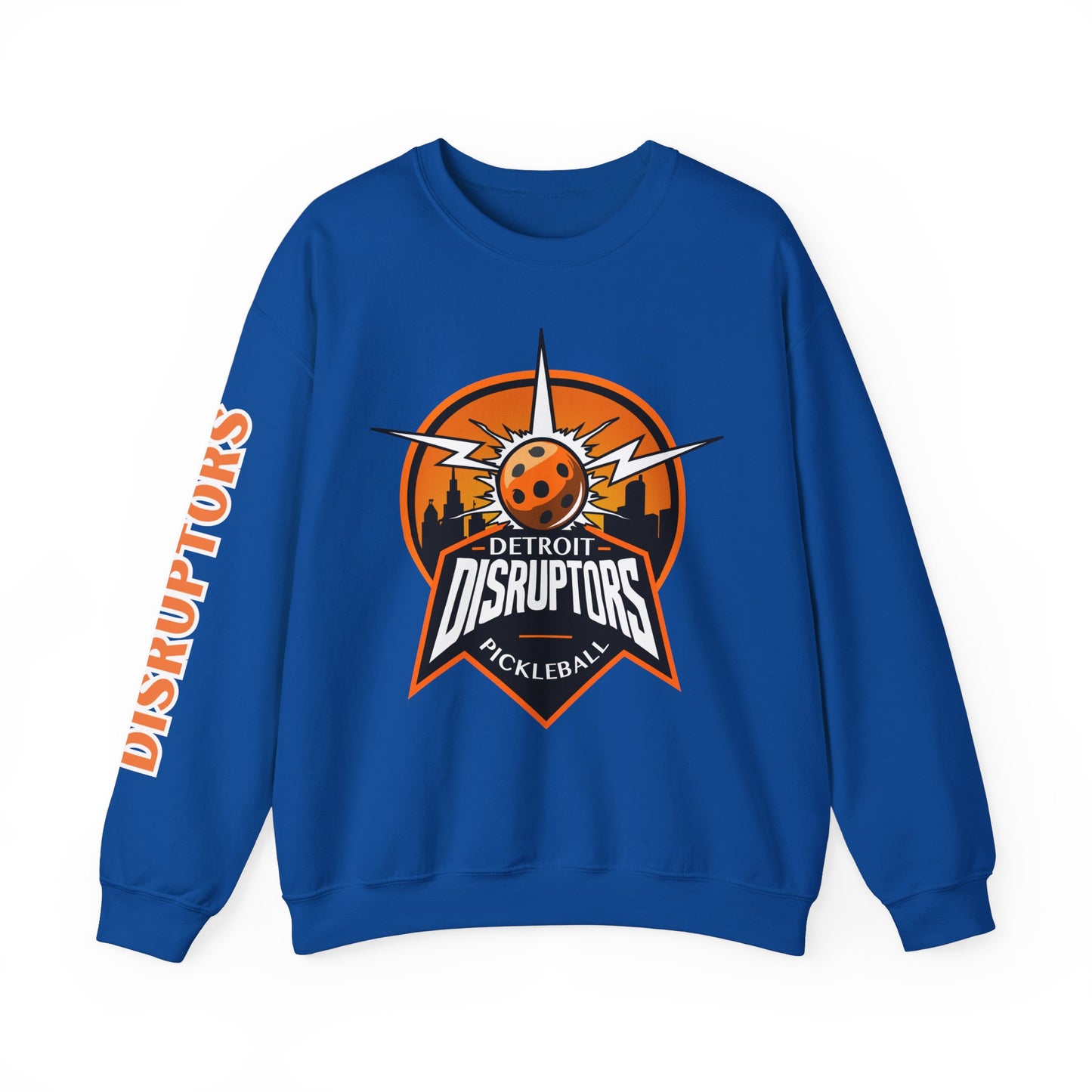 Detroit Disruptors Unisex Crew -Customize Sleeve or Back w/ Name- (add in instructions)