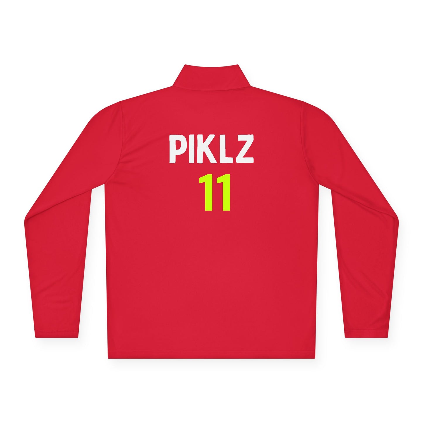Kirsten PICKLZ 15 Unisex SPF 40 Moisture Wicking Quarter-Zip Pullover - add your number in instructions
